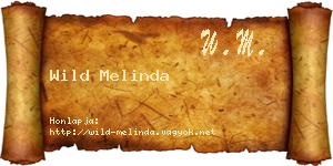 Wild Melinda névjegykártya